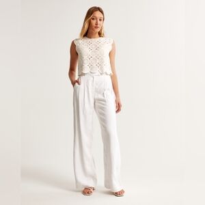 Abercrombie Harper Tailored Linen Pant